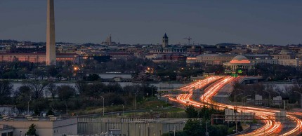 Washington, D.C. downtown at night