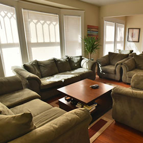 Sitting room in Maitland house