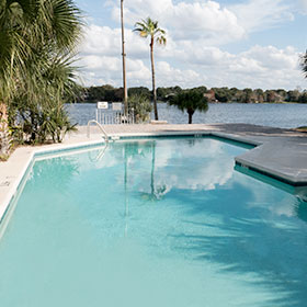 Pool area in Maitland