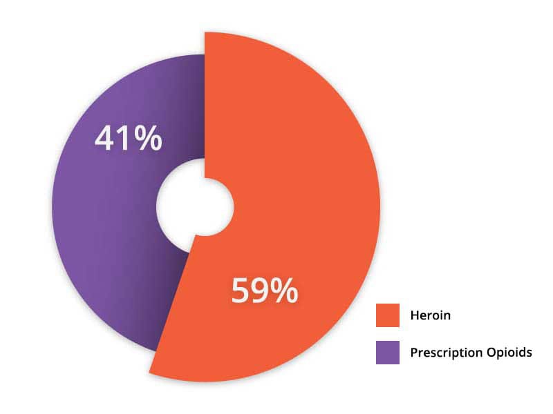Graph of opioid deaths in 2014