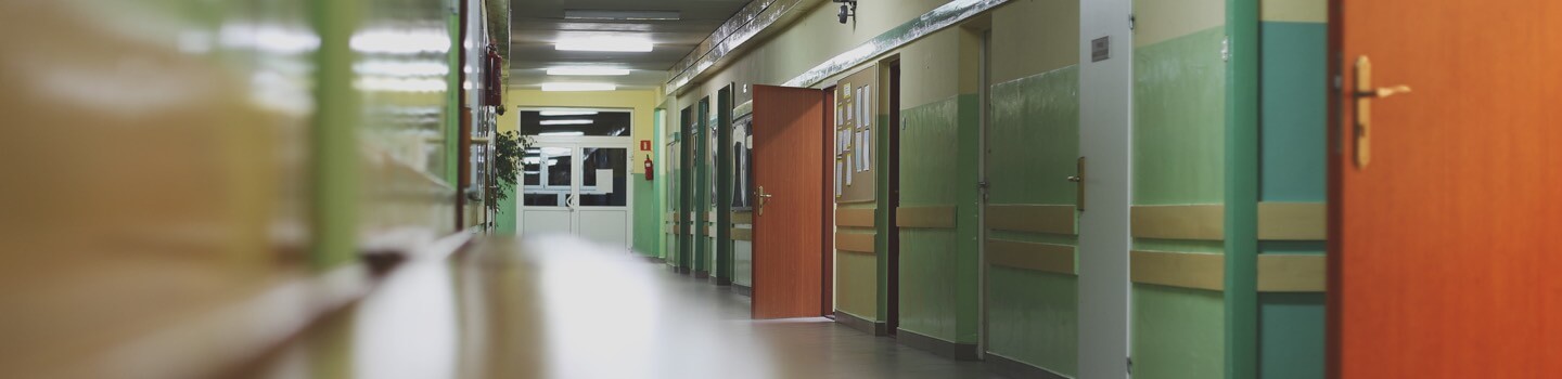 school corridor